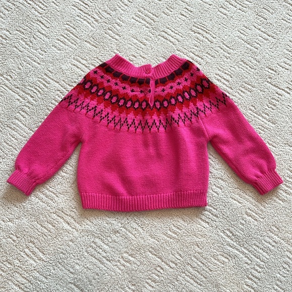 ๐HP๐Gap baby girl pink sweater - Picture 4 of 7